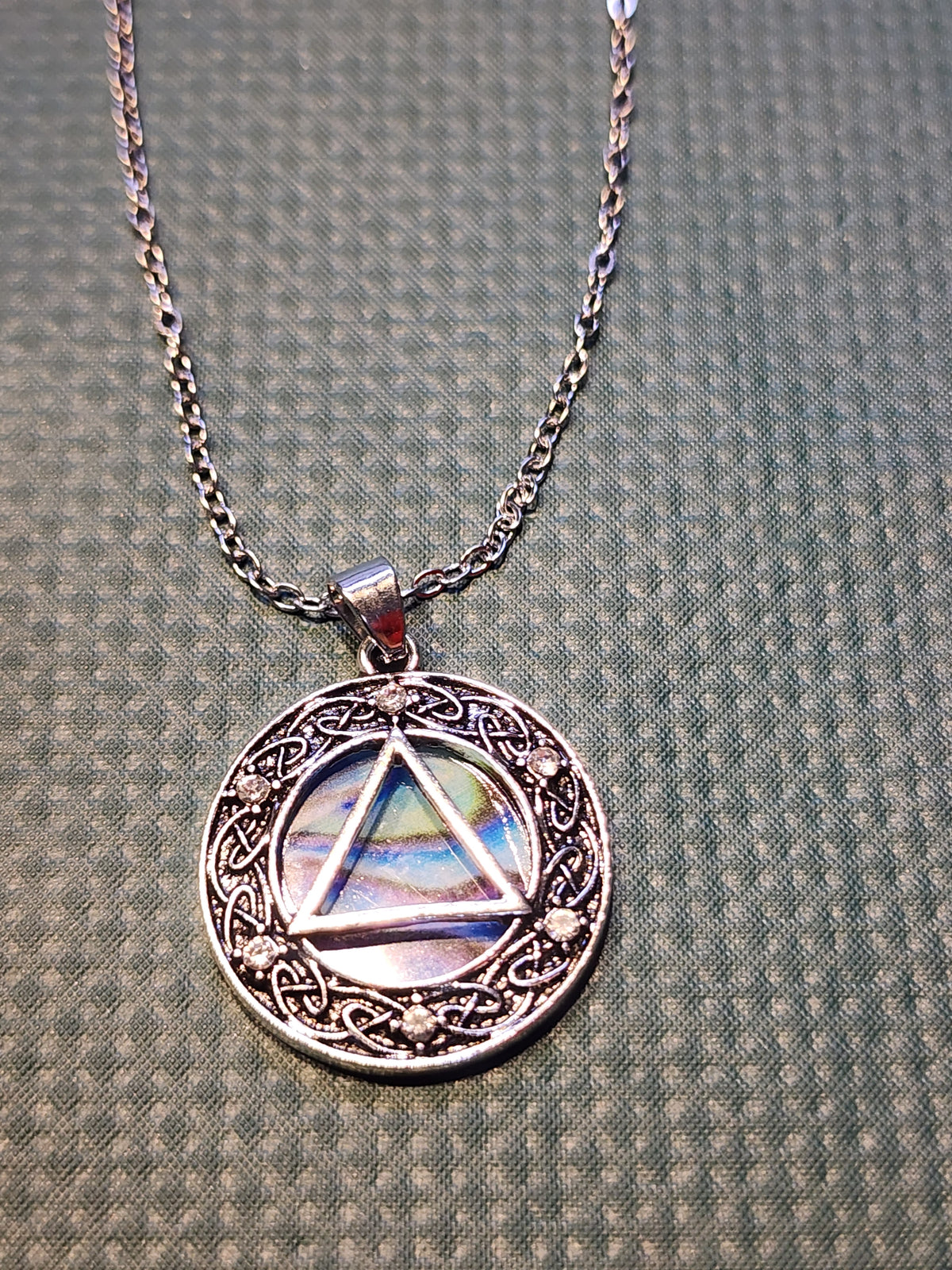 Rainbow AA necklace