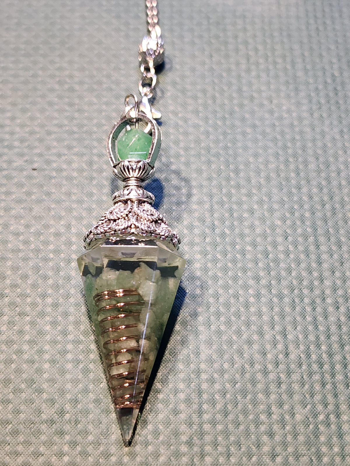 Natural stone spirit pendulum