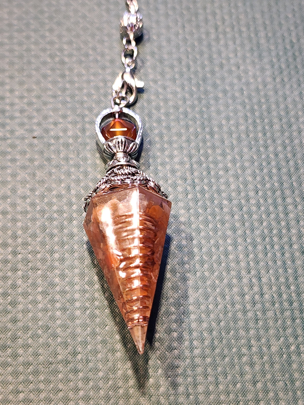 Natural stone spirit pendulum